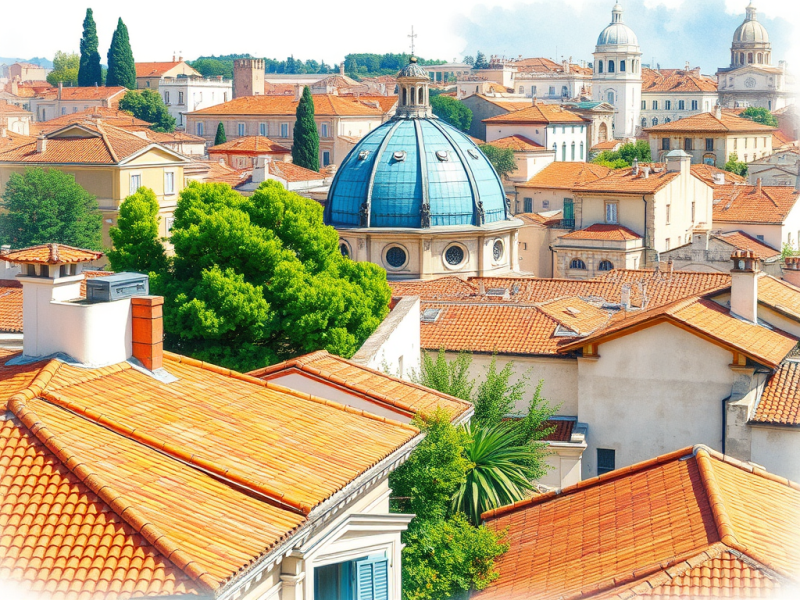 Exploring Roman Architecture Through Watercolor&nbsp;Art