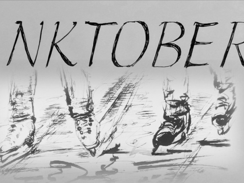 Travel and Art based on Inktober 31 days=31 drawings fun challenge. Day 30 –&nbsp;Slither