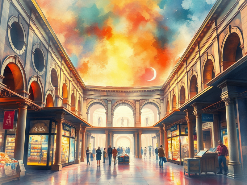 The Artistic Impact of Trajan’s Market in Watercolor. Exploring Yale’s Course on Roman&nbsp;Architecturer.